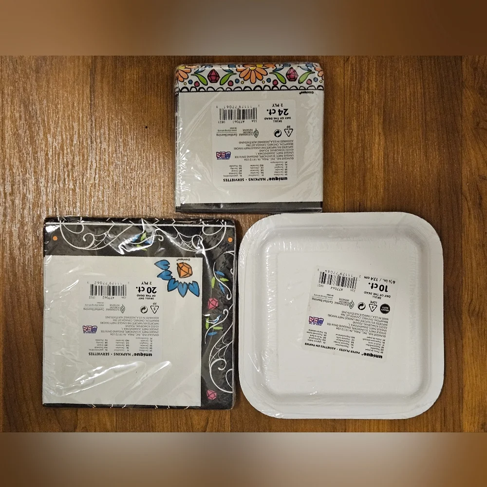 Colorful Sugar Skull Party Set